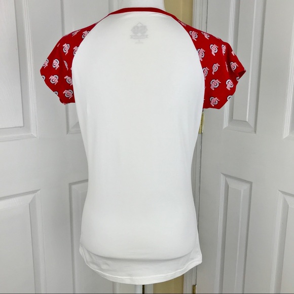 Buckeyes Fitted Baseball Tee Small - Picture 5 of 7